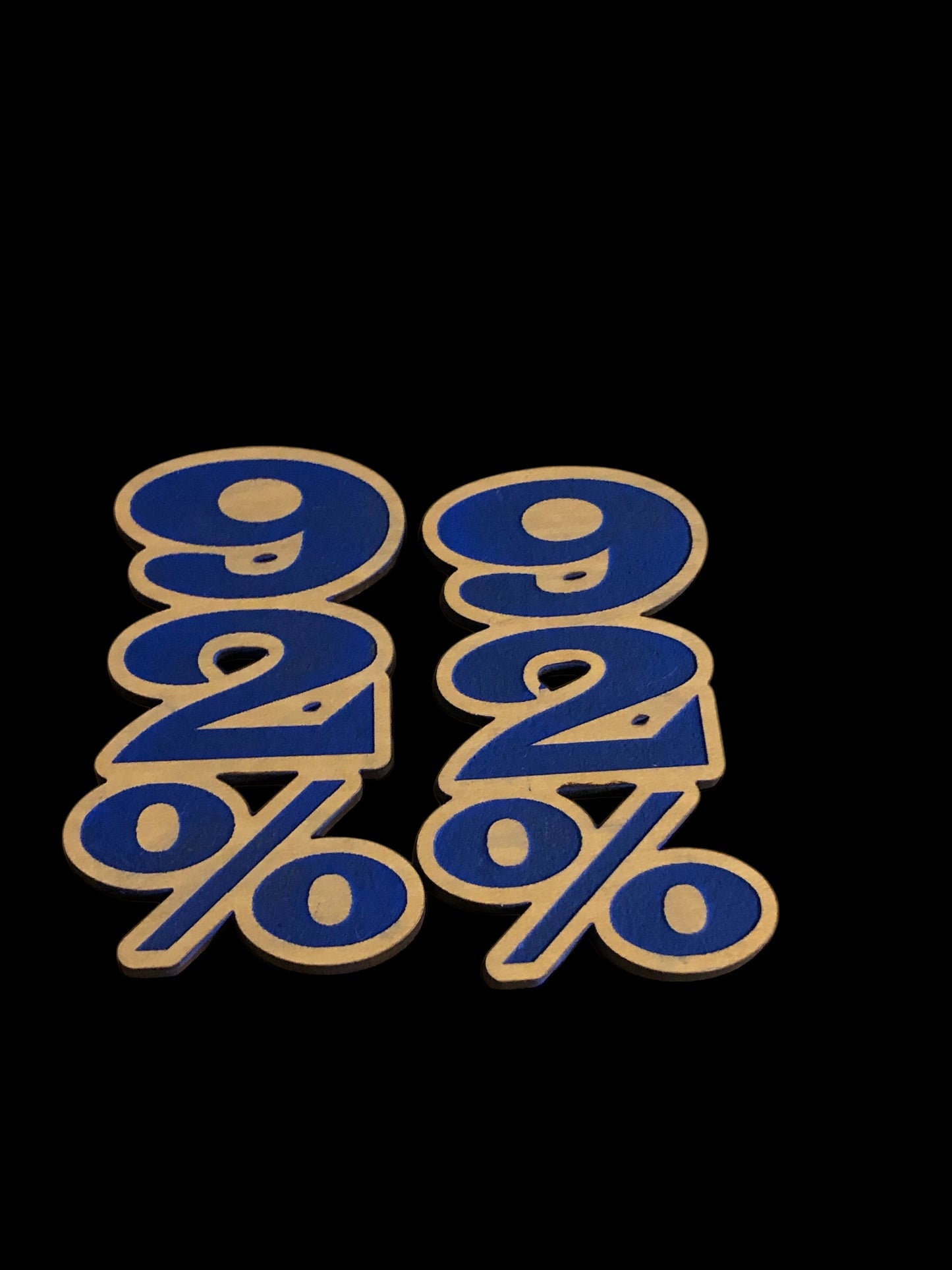 92% Earrings-Blue